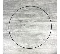 Lealoo Grand Cercle XL métallique Noir, diam. 70 cm pour Abat-Jour, Anneau epoxy Attrape rêves