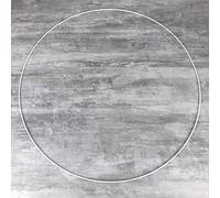 Lealoo Grand Cercle XXL métallique Blanc diam. 90 cm pour Abat-Jour, Anneau epoxy Blanc Attrape rêves