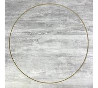 Lealoo Grand Cercle XXL métallique doré Ancien, diam. 80 cm pour Abat-Jour, Anneau epoxy Or Attrape rêves