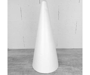 Lealoo Grand cône polystyrène Hauteur 60 cm, avec IMPACTS, Diamètre de Base 26,5 cm
