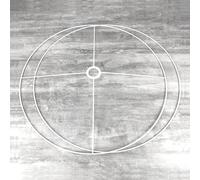 Lealoo Grand Set d'Ossature Diamètre 60 cm pour Abat-Jour, Anneaux Ronds Epoxy Blanc, pour Douille diam 40mm E27