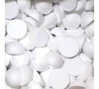 Lealoo Gros lot 100 Petites Demi Boules polystyrène diamètre 4cm/40mm, Dôme Plein en Styro Blanc