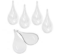Lealoo Lot 5 Gouttes Plastique Transparent séparable, Contenant Alimentaire sécable de 11 cm