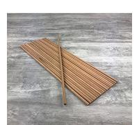 Lealoo Lot de 20 Baguettes Rondes, diam. 8 mm, Tige de 50 cm de Long, Tourillon en Bois de hêtre Lisse