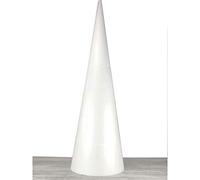 Lealoo Mega Grand Cône XXL de 180 cm de Haut, Diamètre de Base 51 cm, Présentoir ou pièce montée géante polystyrène Pro
