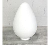 Lealoo Oeuf Géant en polystyrène Plein, 40 cm, avec Support, Oeuf Non séparable, Styropor pâques