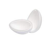 Lealoo Oeuf polystyrène de 16 cm de Haut, séparable, Styropor sécable densité supérieure