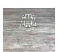 Lealoo Petite carcasse Abat-Jour Tambour 15 cm, Armature Cone 6 Branches en epoxy anticorrosion, pour E14