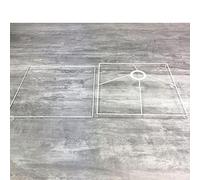 Lealoo Set d'Ossature Carré avec Pieds, 30cm pour Abat-Jour, Tête avec Pieds et Cadre carrés en epoxy Blanc, Douille E27