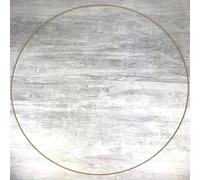 Lealoo Très Grand Cercle XXL métallique Doré Ancien, diam. 100 cm pour Abat-Jour, Anneau epoxy Or Attrape rêves