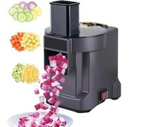 lealovengzh Coupe-LéGumes éLectrique 3 en 1, Broyeur Et Coupe-LéGumes, Nouveau Hachoir Automatique Multifonctionnel à Double Port AméLioré pour LéGumes Et Fruits A
