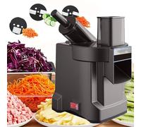 lealovengzh Coupe-LéGumes éLectrique 3 en 1, Broyeur Et Coupe-LéGumes, Nouveau Hachoir Automatique Multifonctionnel à Double Port AméLioré pour LéGumes Et Fruits C