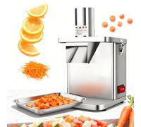 lealovengzh Coupe-LéGumes éLectrique-Machine Automatique De DéCoupe De LéGumes 250w | (DéS/Tranches/RâPe) | Coupe-LéGumes Et Fruits éLectrique, Robot Culinaire | Grand DiamèTre:76 X 60mm