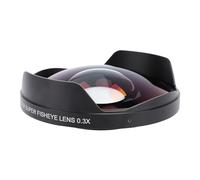 Lean Fisheye BIEUX Angle, 72 Mm 0,3X HD Fisheye Lens avec Hotte Remplace Les Caméscopes, Verre Optique Multi-Couche, pour Capturer de Grandes Scènes ou Bâtiments