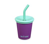 Verre Klean Kanteen Straw Lid 295 ml lilas bleu enfant