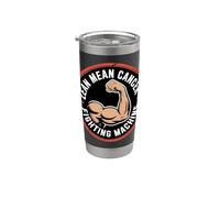 Lean Mean Cancer Fighting Machine Patient Awareness - Gobelet isotherme en acier inoxydable double paroi