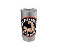 Lean Mean Cancer Fighting Machine Patient Awareness - Gobelet isotherme en acier inoxydable double paroi