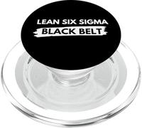 Lean Six Sigma Ceinture Noir PopSockets PopGrip pour MagSafe