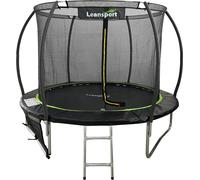 LEAN Sport Max 10ft Trampoline Noir-Vert