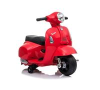 Lean Toys moto électrique pour enfants Vespa GTS 300 Mini, 6 volts, 1 siège/e, moteur : 1 x 35W, batterie : 6V4,5Ah, vitesse : 2,5 km/h