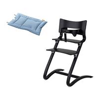 Leander Chaise haute pour enfant avec arceau bébé et coussin Bleu dusty