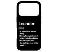 Leander Définition du nom Dictionnaire Amusant Coque pour iPhone 17 Pro