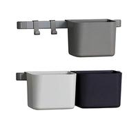 Leander Éléments d'organisation 3 pièces, 2 rails courts, 2 crochets, couleur gris