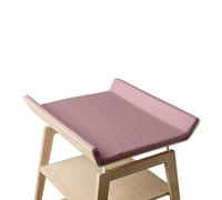 Leander - Housse de matelas à langer Linea en coton bio Rose pastel