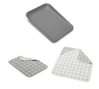 Leander Matty Coussin à langer gris dusty + sur-matelas gris cool + sweat à capuche Gris