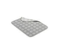 Leander Matty Surmatelas pour matelas à langer organique Gris froid