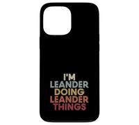 Leander Name Leander Personalized Name First Given Coque pour iPhone 13 Pro Max