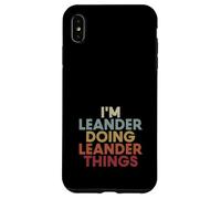 Leander Name Leander Personalized Name First Given Coque pour iPhone XS Max