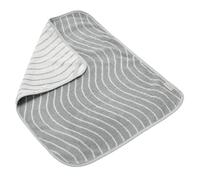 Leander Serviette de surmatelas en tissu éponge 100 % coton bio 65 x 50 cm pour Leander Matty - Couleur : gris bois