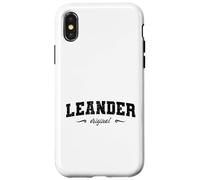 Leander Texas Retro Hometown Nom Leander Original Coque pour iPhone X/XS