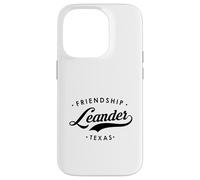 Leander Texas TX State Devise pour Homme et Femme Coque pour iPhone 14 Pro