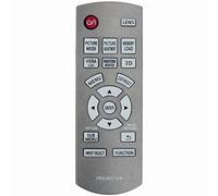 Leankle Télécommande N2QAYB000680 pour projecteurs Panasonic PT-AE4000U, PT-AE7000U, PT-AE8000U, PT-AT5000E, PT-AT6000E