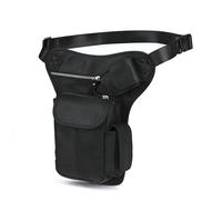 Le'aokuu Sac De Jambe en Cuir véritable Sac à la Taille Poche De Jambe Moto