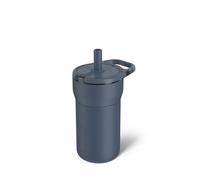 Leap Gobelet 100% étanche pour enfants de 355 ml avec poignée et paille souple en silicone - manchon en silicone durable et résistant aux chutes - Acier inoxydable isotherme - Compatible avec le