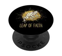 Leap of Faith Kintsugi Grenouille Origami Résilience Japonaise PopSockets PopGrip Adhésif