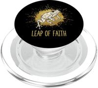 Leap of Faith Kintsugi Grenouille Origami Résilience Japonaise PopSockets PopGrip pour MagSafe