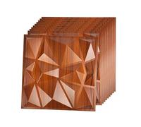 LeapBeast Lot de 12 Panneaux Muraux Texturés 3D,Dalles Murales Décoratives Salon,pour décoration murale intérieure en blanc, décoration murale en PVC