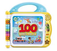 LeapFrog 100 Things That Go, Livre pour bébé et Tout-Petit, Livre de Jeu éducatif et interactif bilingue, Cadeau pour Enfants d'âge préscolaire âgés de 18, 24, 36 Mois et Plus, Version Anglaise