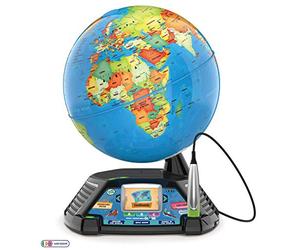 Leapfrog - Globe Magic Adventures | Explorez la géographie, la science, la culture et les langues sur un globe de 25,4 cm avec des faits