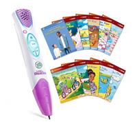 LeapFrog – Système LeapReader Apprentissage de la lecture – Pack méga de 10 livres – Rose