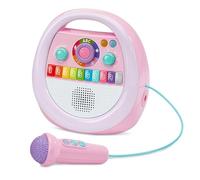 Leapfrog VTech Music Kids Karaoké Enfants Jouets électroniques +2 Ans | Karaoké Bluetooth rose, haut-parleur interactif, + 40 chansons et mélodies, enregistreur et effets vocaux, 4 piles AA
