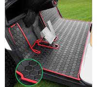 LEAPGOMAX Tapis de Sol pour Chariot de Golf Yamaha G29 Drive, revêtement antidérapant amélioré en Caoutchouc épais, Compatible avec Yamaha Drive (Gen1), G29, YDR, Adventurer (2007-2016) - Bordure