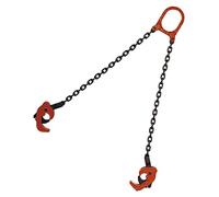 Leapiture 2 crochets chaîne de baril lève-tambour chaînes de levage de tambour industrielles robustes outil accessoires industriels stables pratiques