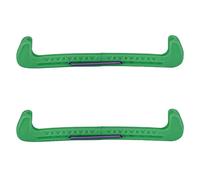 Leapiture 2 pièces 31x6x1.8cm chaussures de patin réglables couverture lame de patinage sur glace garde de protection patin de Hockey protecteur équipement de patinage sur glace (Vert foncé)