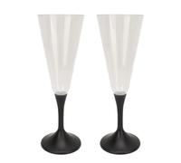 Leapiture 2 pièces flûte à Champagne Lumineuse Verre à Champagne de fête lumière LED Verre à vin Verre à Champagne de célébration illuminé pour Mariages, fêtes, boîtes de Nuit