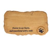 Leapiture Cat Memory Stone Pet Grave Marker Pet Memorial Rock Pet Pet Remembrance Stone Pet Memorial Statue pour Animaux de Compagnie perdus (Style 4)